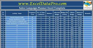 s caign planner excel template