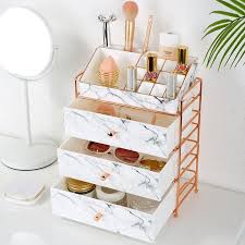 luxury ps dresser marble cosmetic make
