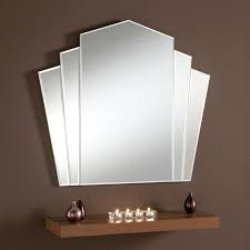 Fan Styled Frameless Bevelled Art Deco