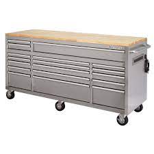 18 drawer mobile workbench tool chest