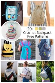23 free crochet backpack patterns