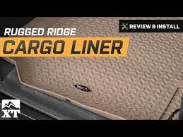jeep wrangler rugged ridge cargo liner