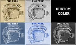 Print Of Vintage Pnc Park Seating Chart