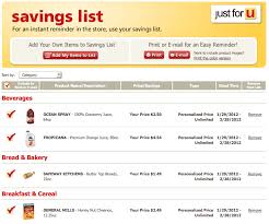 how to use vons just for u to save you