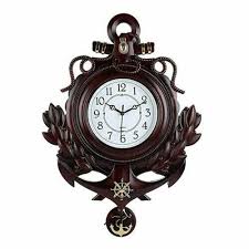 Antique Pendulum Wall Clock Anchor