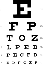 4 Example Of A Snellen Eye Chart And A Tumbling E Chart