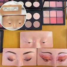 silicone face eye makeup practice board