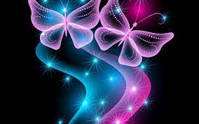 Liquid Neon Butterfly Wallpapers on ...