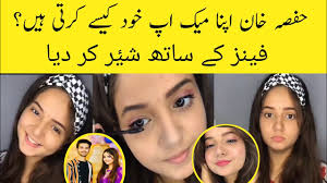 wow cute hafsa khan easy makeup