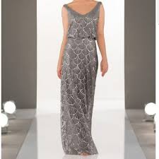 Sorella Vita Platinum Style 9062 Bridesmaid Dress Nwt
