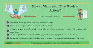 For example, if you are working on an argumentative piece, your paper has to. How To Write A Good Scientific Literature Review Enago Academy