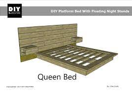 Diy Bed Frames Queen Diy Platform Bed