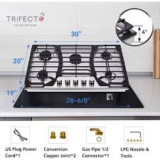 Gas Cooktop In Stainless Steel
