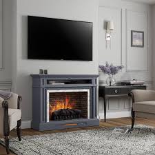 Electric Fireplace Tv Stand In Blue Ash