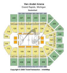 van andel arena seating chart