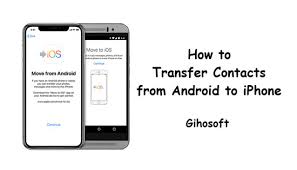 transfer contacts from android