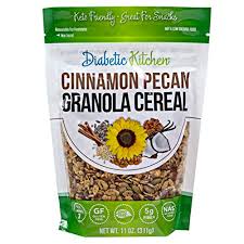 Mix all ingredients together in a large bowl. Amazon Com Diabetic Kitchen Cinnamon Pecan Granola Cereal Low Carb Snacks Breakfast Food W No Added Sugar Keto Friendly 3 Net Carbs Gluten Free