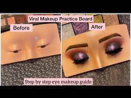 makeup practice board how to