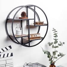 Spacious Round Wall Shelf For Wall