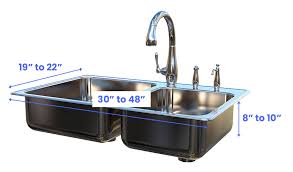 kitchen sink sizes standard por