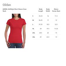 Print On Demand Gildan 64000l Softstyle Short Sleeve Crew