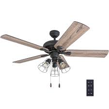 Prominence Home 50745 01 Lincoln Woods Farmhouse Ceiling Fan 3 Speed Remote 52 Barnwood Tumbleweed Aged Bronze Amazon Com