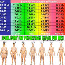 Ideal Body Fat Percentage Chart For Women What Is Yours