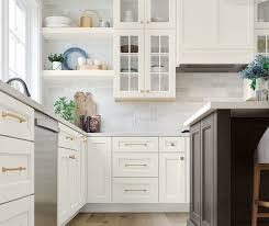 two toned kitchen homecrest cabinetry