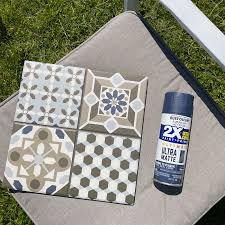 Tile Top Patio Table Makeover Chica