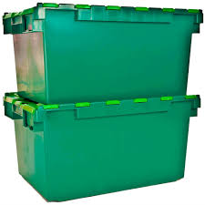Tough storage bin in black with wheels. Buy Large Heavy Duty Attached Lid Container 80lt Heavy Duty Box