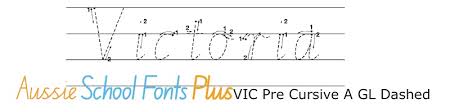 Victorian Modern Cursive Style Vic Cursive And Running Writing Fonts For Vic Wa And Nt Schools Edalive Educational Software
