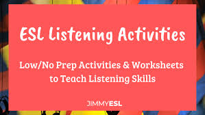 Some of the worksheets displayed are work for active listening, communications skillsactive listening work, work active listening. 12 Great Esl Listening Activities Games Plus Free Worksheets Jimmyesl