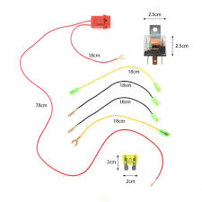 Standard electric horns draw such a low current a starter motor will draw as much as 250 amps when starting an engine. Electric Air Horn Relay Wiring Kit With Fuse Plug Play Car Motorbike Truck 12v Ebay