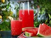 agua de sandia  watermelon beverage