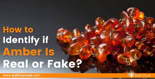 identify if amber is real or fake