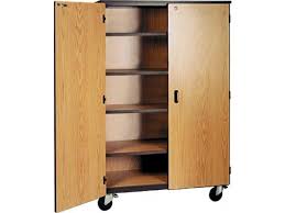 mobile storage cabinet 4 adj shelves