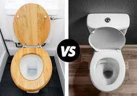 wooden toilet seat vs plastic toilet