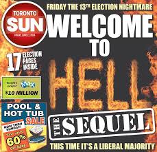 The toronto sun released an extraordinarily insensitive cover featuring a clearly concussed the toronto sun's editor in chief responded in saturday's letters section to the criticism directed. Reaction Roundup Responses To Thursday S Liberal Victory From Most To Least Pessimistic