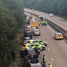 Police were called to the crash just before midday yesterday. A12 Traffic Photos Show All 999 Services At Serious Crash That Has Shut The Road Essex Live