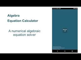 Algebra Equation Calculator Apps On