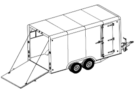 covered cargo trailer plans
