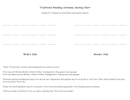 13 Simple Wedding Seating Chart Examples Templates