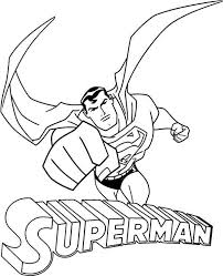 dibujos de superman imprimir para