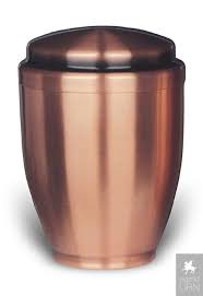 cremation urn made from copper for