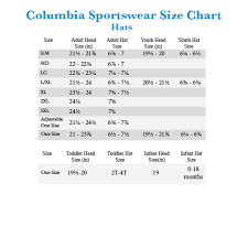 Columbia Sizing Chart Otvod