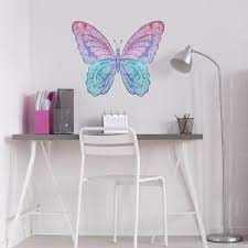 Large Watercolor Butterfly Wall Decal ...