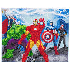 Avengers 40cm X 50cm Crystal Art Canvas