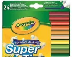 Изображение: Наборы цветных ручек Crayola Super Tips Fine Line Markers