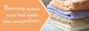 how to remove makeup from my towels