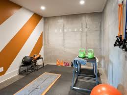 Home Gym Design Basement Workout Room